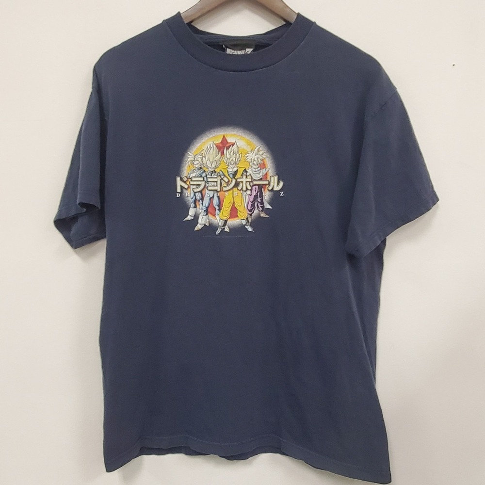 Vtg 90S Dragon Ball Z T Shirt Mens Tunks Vegeta Goku Gohan One Star